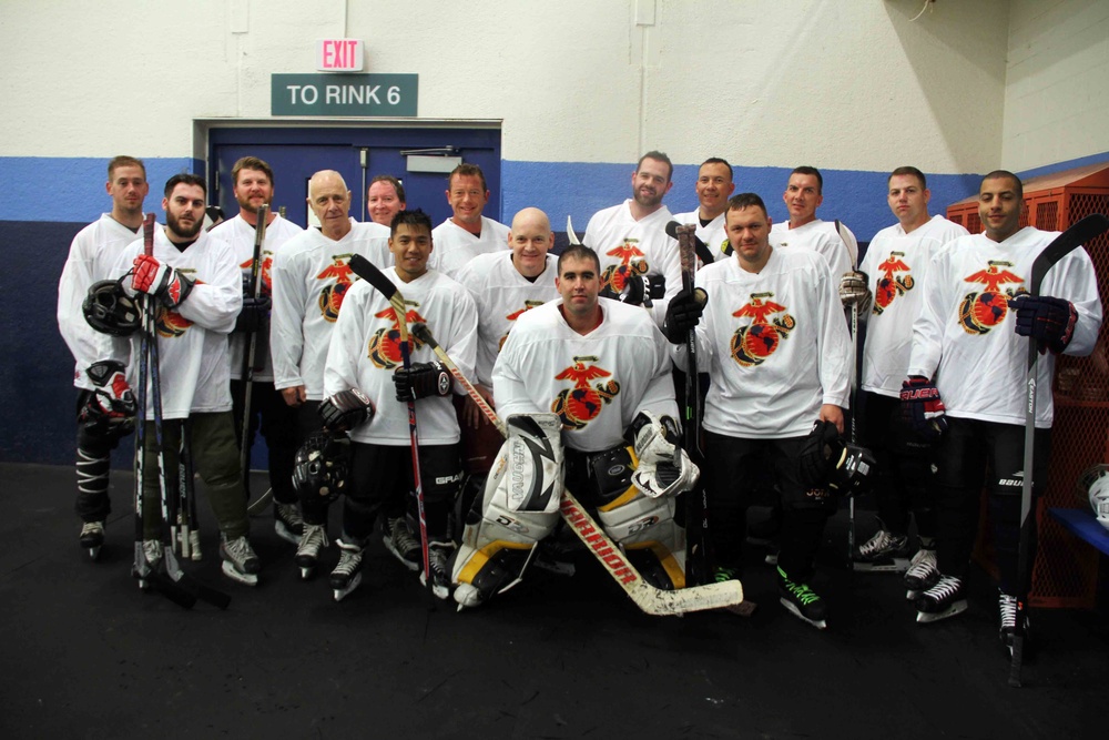 Marines Compete in Minnesota Armed Forces Hockey Tournament for First Time