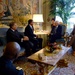 Secretary of defense meets with Italian President Sergio Mattarella and Italian Defense Minister Roberta Pinotti at the Quirinal Palace