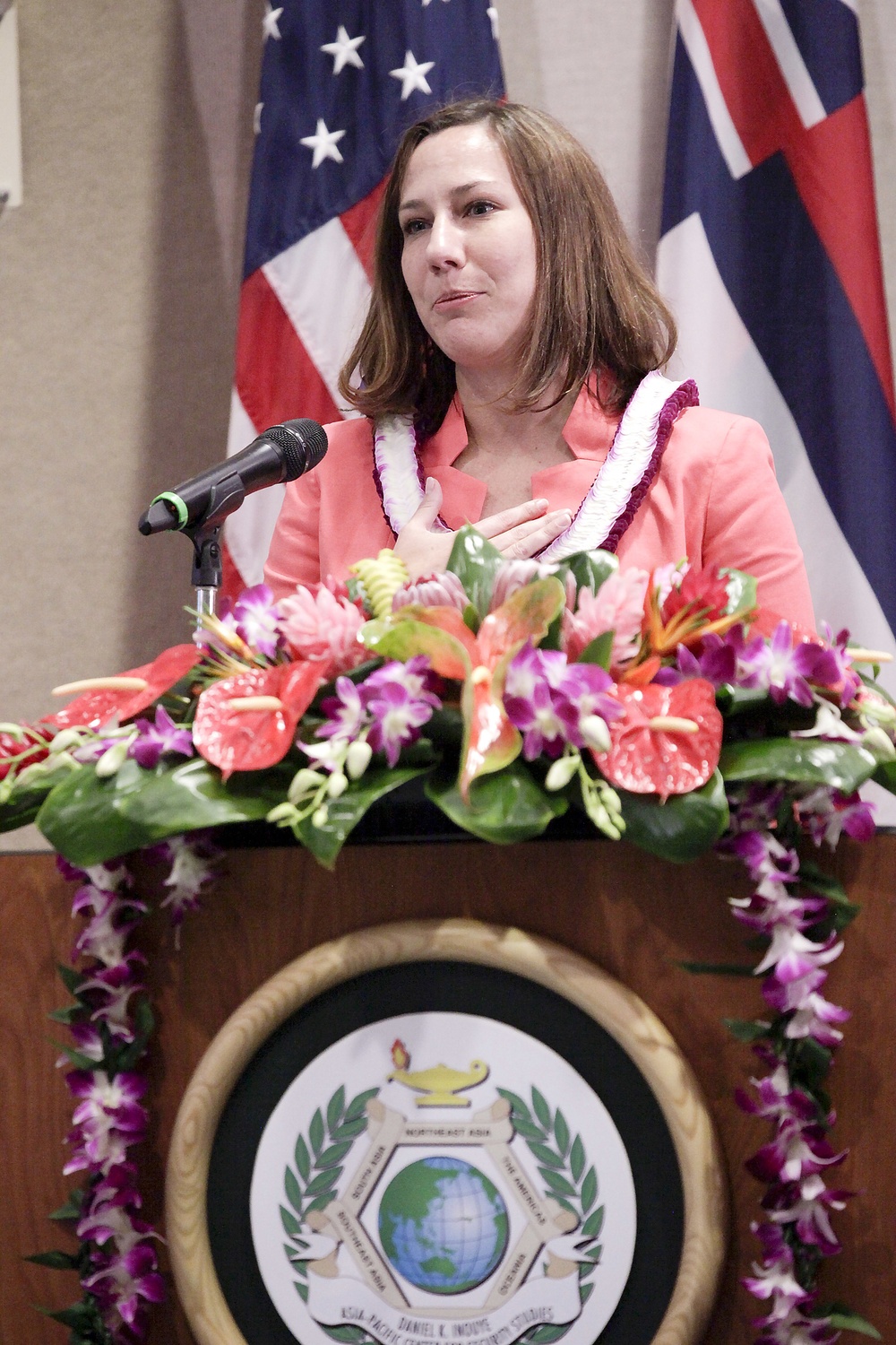 DoD official, Kelly Magsamen, honors Center for regional peacebuilding