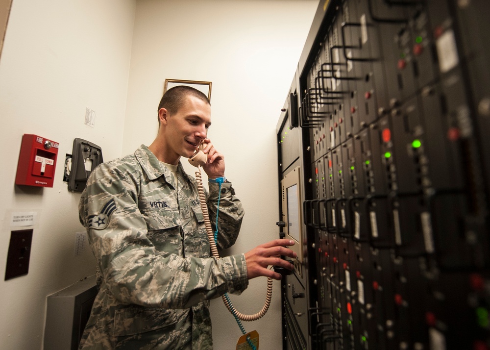Airfield systems techs keep air traffic, ground controllers connected
