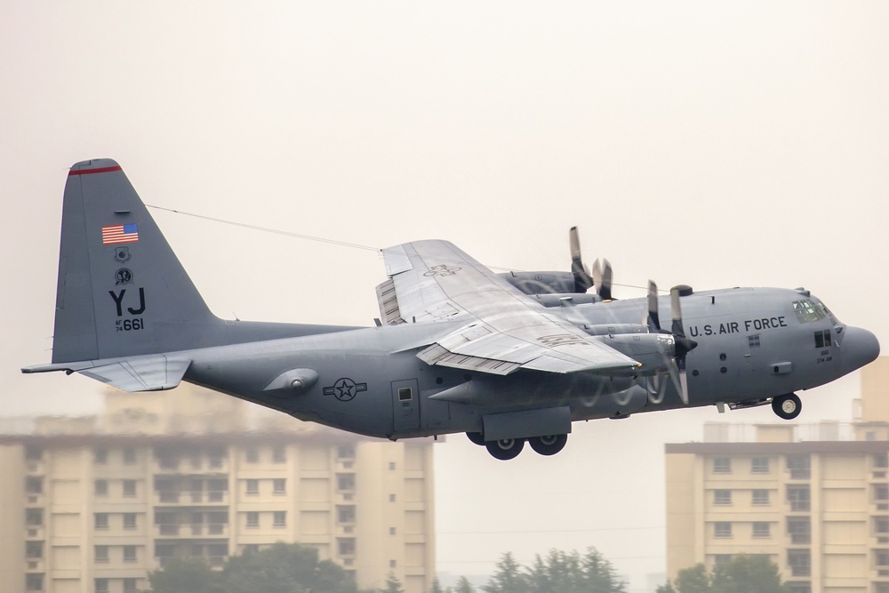 C-130 takeoff