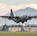 C-130 Hercules takeoff