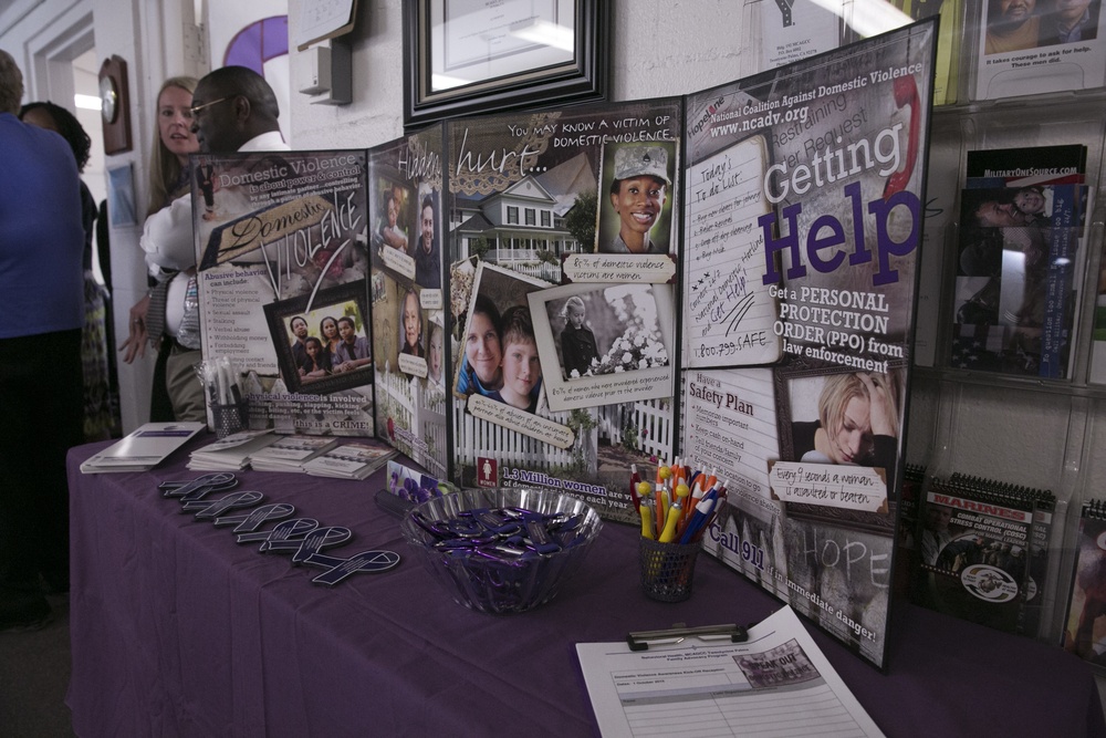 Combat Center initiates Domestic Violence Awareness Month