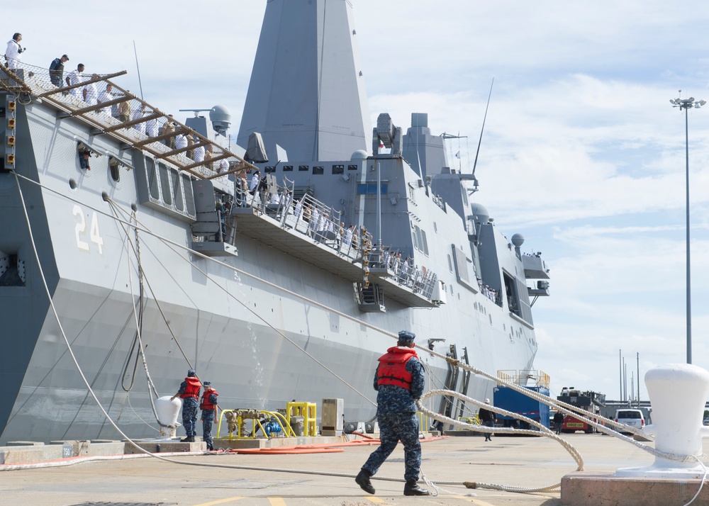 USS Arlington operations