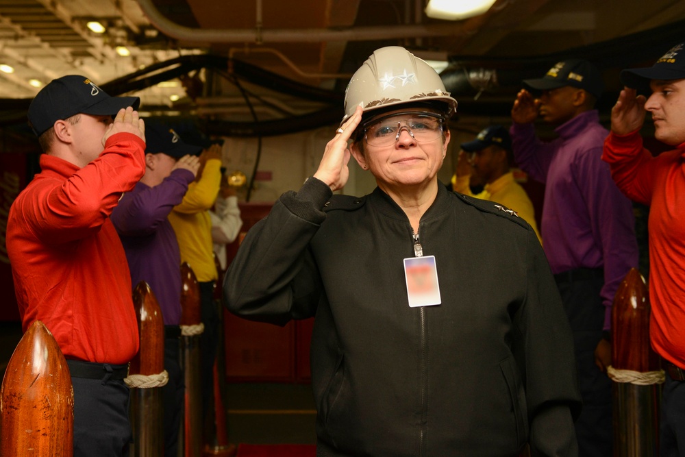 Chief of Navy chaplains visits USS Nimitz (CVN 68)