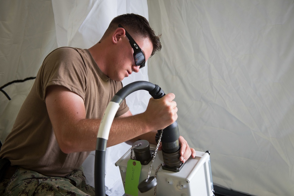 Sailors assigned to CTF 75 conduct inaugural field exercise