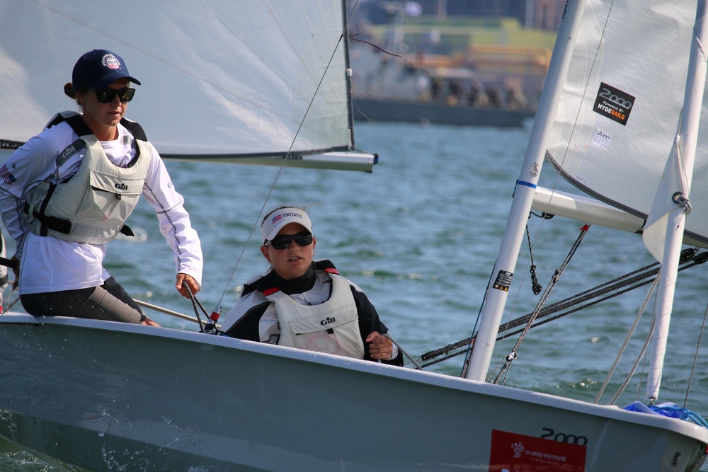 USA wins CISM women's sailing