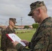 US Marine Jon Hidlay is promoted to the rank of Gunnery Sgt.