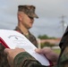US Marine Jon Hidlay is promoted to the rank of Gunnery Sgt.