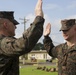 US Marine Jon Hidlay is promoted to the rank of Gunnery Sgt.