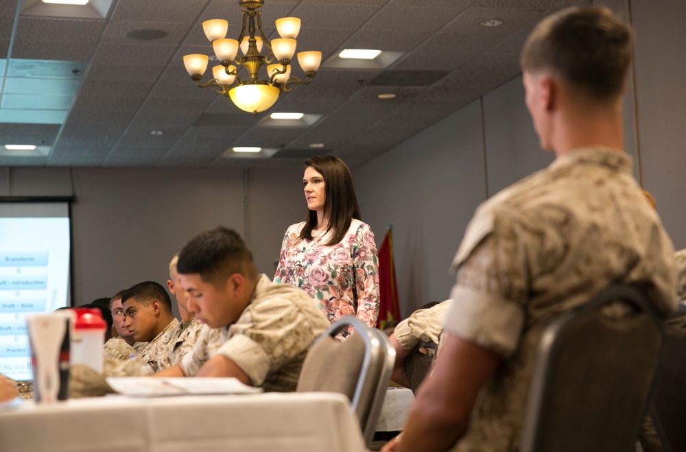 Hiring our Heroes workshop held aboard Combat Center