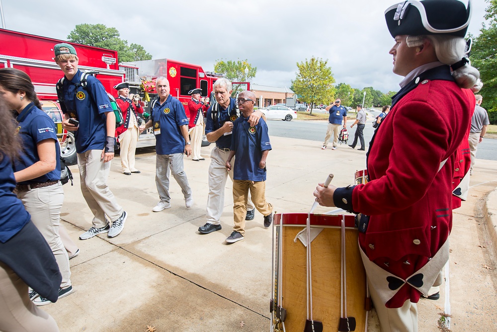 JBM-HH firefighters, the Old Guard host teen burn survivors