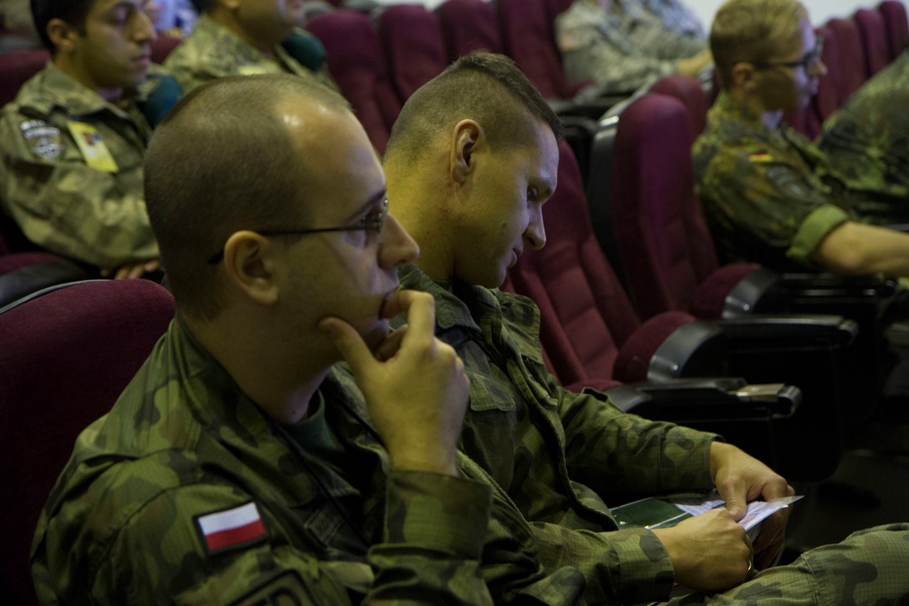 KFOR medical professionals hold multinational conference on Camp Bondsteel