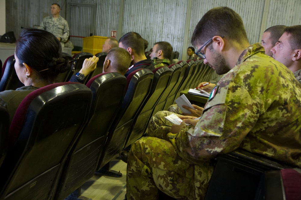 KFOR medical professionals hold multinational conference on Camp Bondsteel