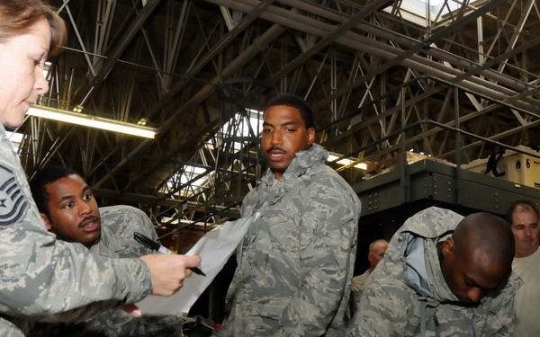203rd RED HORSE Squadron, Engineer Mobility Strike Team prepares for possible flood response operations