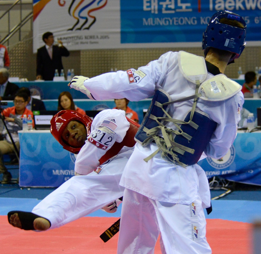 USA vs. Russia in CISM Taekwondo