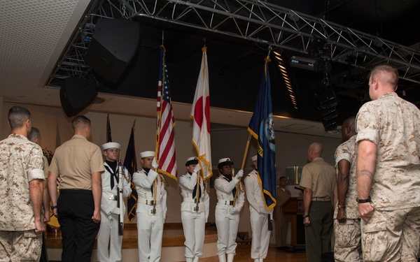 U.S. Navy cake cutting ceremony