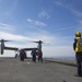 Marines land Osprey on a UK ship