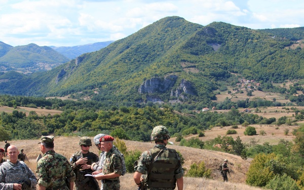 KFOR troops conduct joint Administrative Boundary Line Patrol