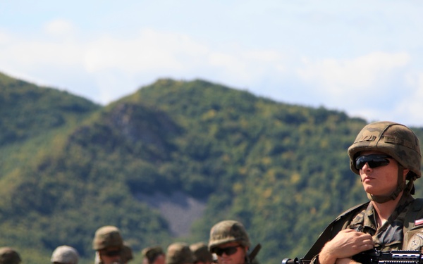 KFOR troops conduct joint Administrative Boundary Line Patrol