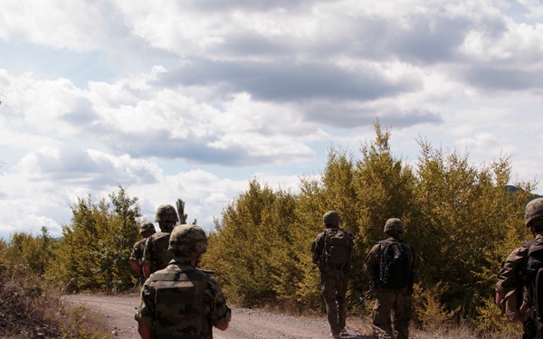 KFOR troops conduct joint Administrative Boundary Line Patrol