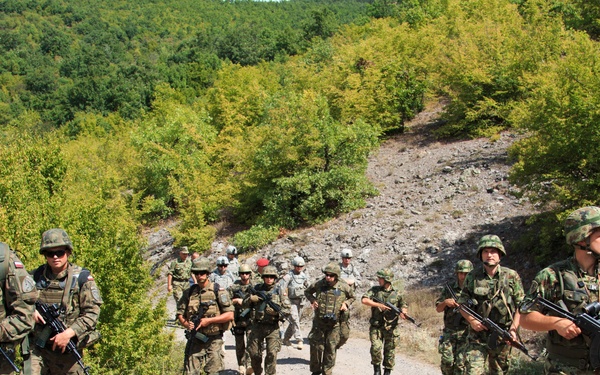 KFOR troops conduct joint Administrative Boundary Line Patrol