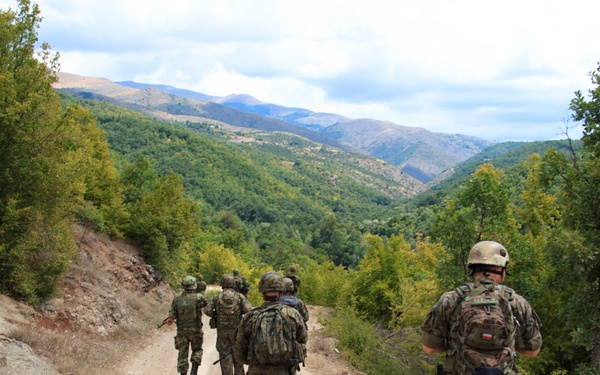 KFOR troops conduct joint Administrative Boundary Line Patrol