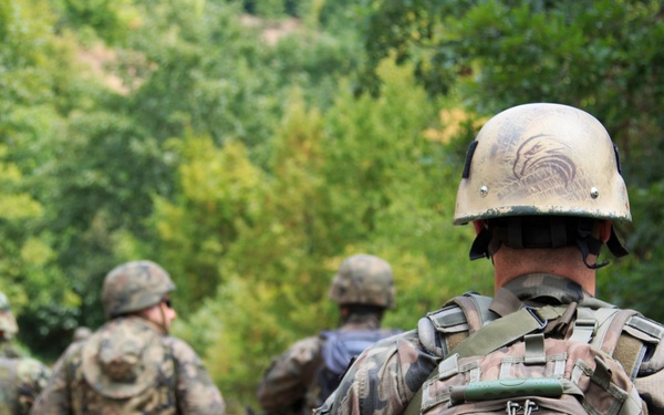 KFOR troops conduct joint Administrative Boundary Line Patrol