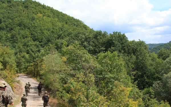 KFOR troops conduct joint Administrative Boundary Line Patrol