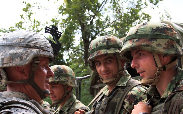 KFOR troops conduct joint Administrative Boundary Line Patrol