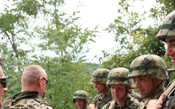 KFOR troops conduct joint Administrative Boundary Line Patrol