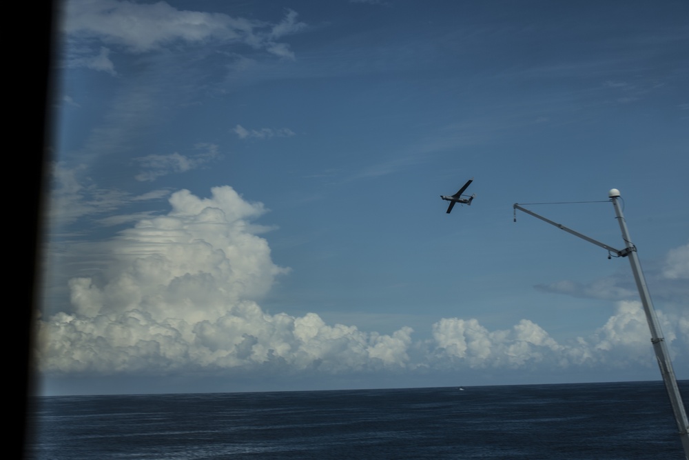 VMU-2 Launches MQ-21 Blackjack from the USS New York