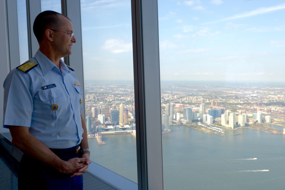 Vice commandant visits New York City