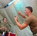 US Navy sailors train British Army soldiers in expeditionary medical training