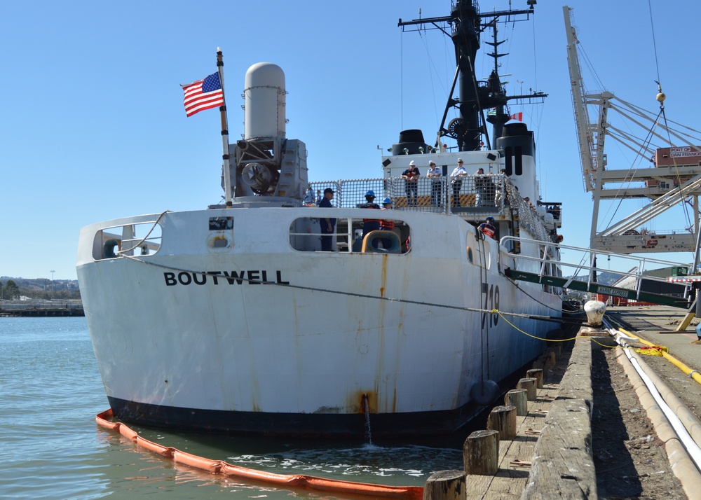USCGC Boutwell arrives at Pier 80