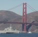 Parade of ships sail through San Francisco Bay