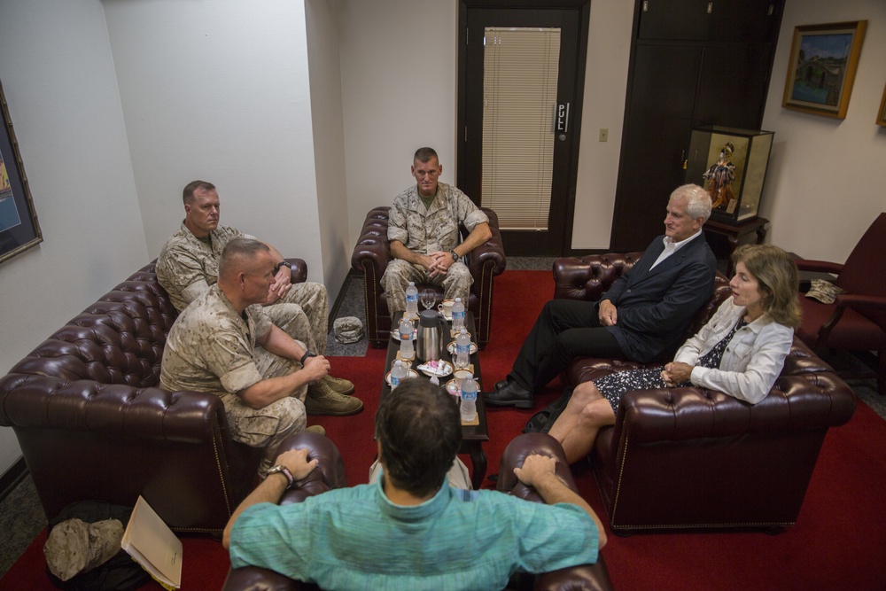 Nicholson, Kennedy Talk Land Return