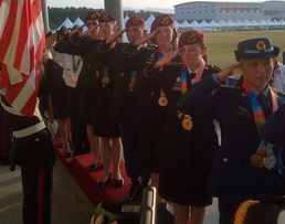 Formation skydiving gold