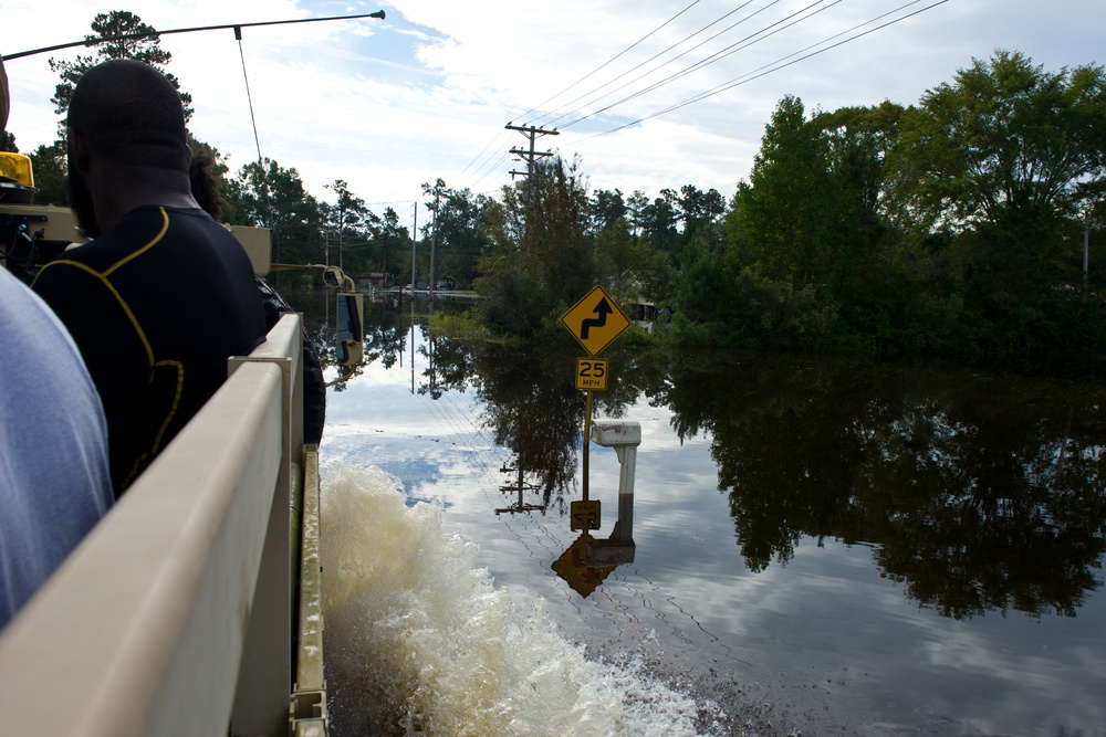 South Carolina National Guard flood response