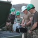 US Navy sailors train British Army soldiers in expeditionary medical training