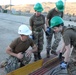 US Navy sailors train British Army soldiers in expeditionary medical training