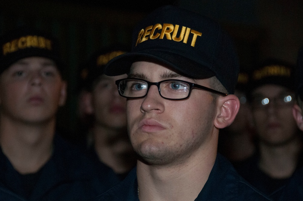 Navy recruit graduation