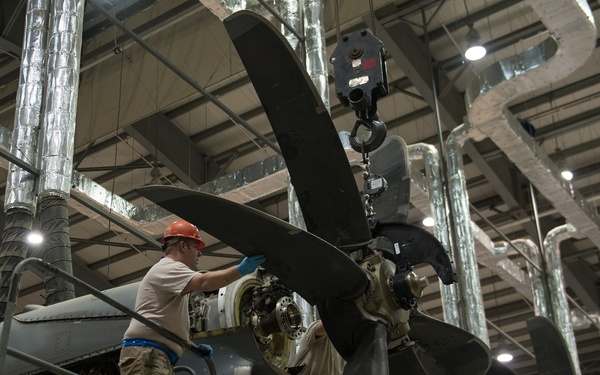 C-130J engine swap