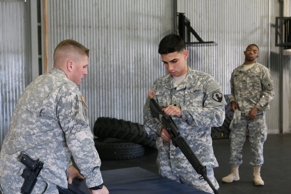 US Soldiers in Kosovo shoot for Soldier of the Month title