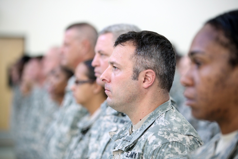 Change of command ceremony