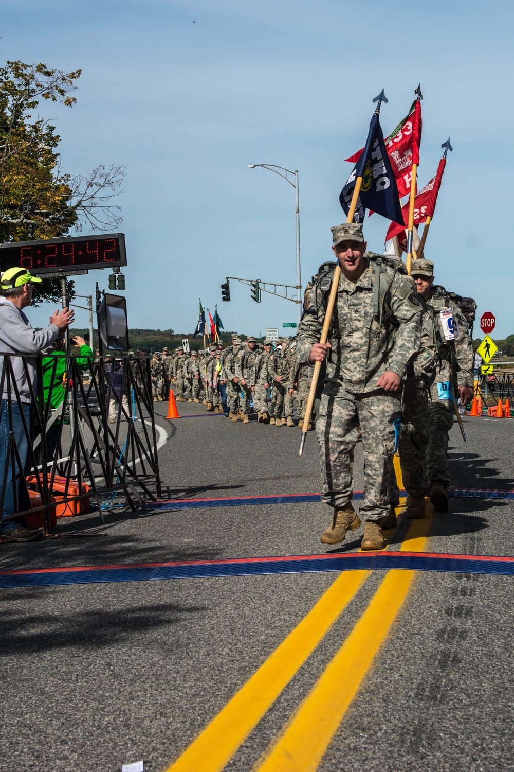 Fallen Maine service members honored in 26.2 mile march