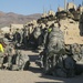 Soldiers pack up to fight the Donovians at Fort Irwin