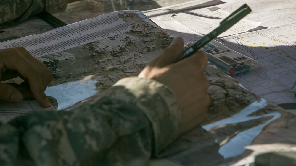 Soldiers pack up to fight the Donovians at Fort Irwin