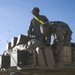 Soldiers pack up to fight the Donovians at Fort Irwin