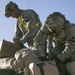 Soldiers pack up to fight the Donovians at Fort Irwin